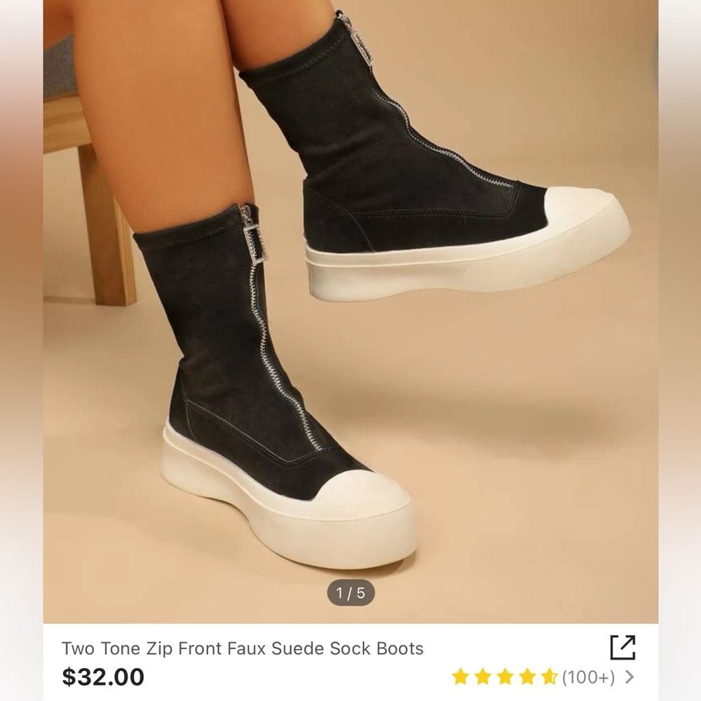 Stylish Sock Boots